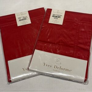 Yves DeLorme Boudoir Sham Set of 2 New in Package